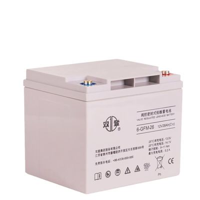 12V26Ah Shuangdeng Sealed 6-GFM-26 Battery for Communication and Solar Energy Storage