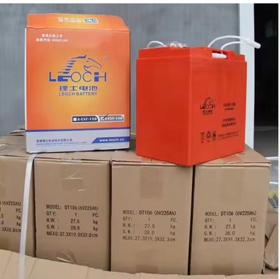 LEOCLead Acid Battery 4-EVF-1808V180Ah for Sightseeing Vehicle Deep Cycle Sealed AGM
