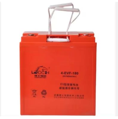 Cycle Life 3 Years Battery Type Deep Cycle Sealed AGM LEOC 4-EVF-1808V Power Cell