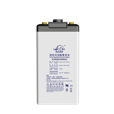 175mm Width Leoch Battery DJ400 Lead Acid Battery 2V400Ah for Communication and Solar