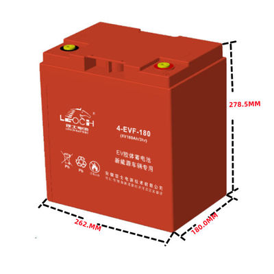 LEOCLead acid battery 4-evf-1808v180ah for Sightseeing Vehicle and Sanitation Vehicle