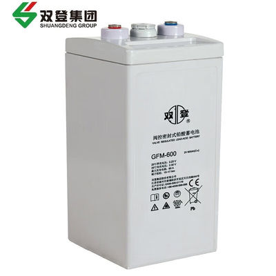 GFM-600 Lead Acid Battery 2V600Ah 181mm Width for UPS Power and Solar Energy Storage