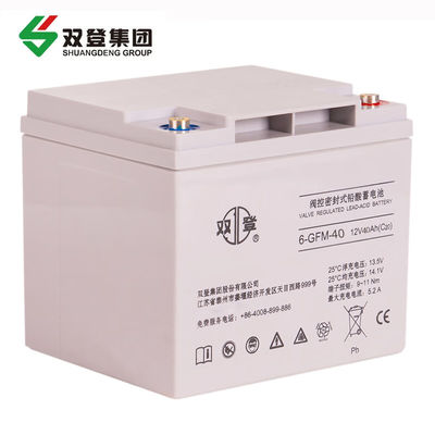 12V40Ah Shuangdeng 6-GFM-40 Lead Acid Battery for Chargeable UPS Power Communication