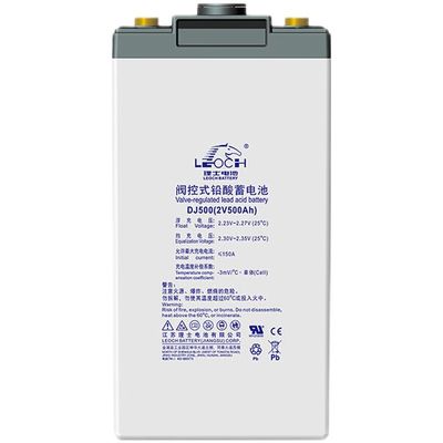 500Ah C10 Leoch Battery DJ500 Lead Acid Battery for Solar Energy Storage Power System