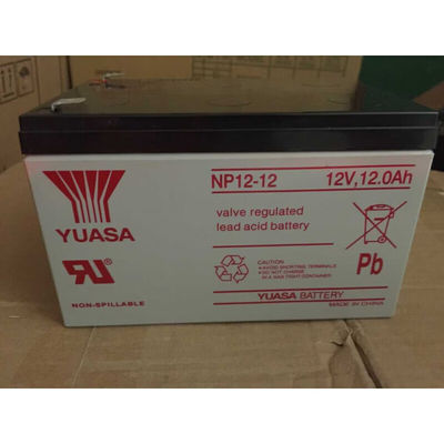 Durable Yuasa Lead Acid Battery NP12-1212V12AH for Emergency Power and Communications