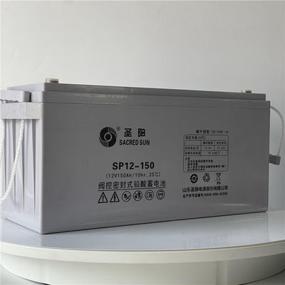 Chargeable Yes Sacred Sun Deep Cycle SP12-150 Lead Acid Battery 12V150Ah For Power Supply