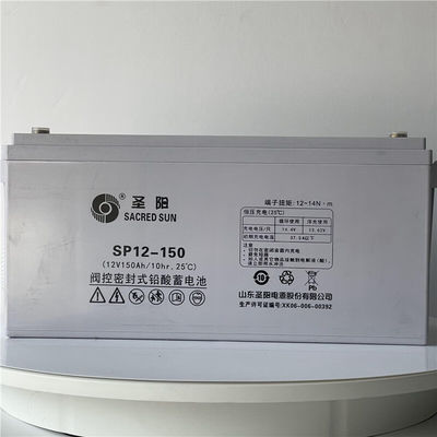 Chargeable Yes Sacred Sun Deep Cycle SP12-150 Lead Acid Battery 12V150Ah For Power Supply