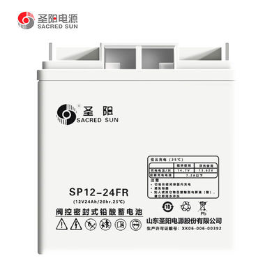 Sacred Sun SP12-24 12V24Ah Lead Acid Battery for Power Backup in Any Temperature Range