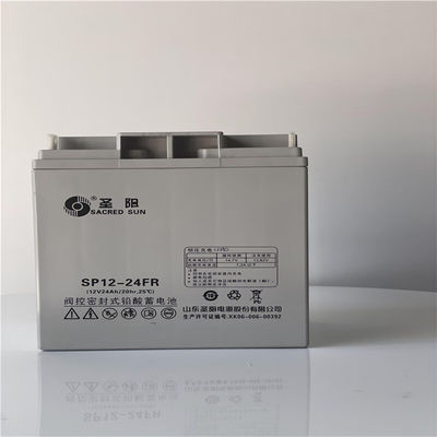 High Capacity Sacred Sun Regulated SP12-24 Lead Acid Battery 12V24Ah for Power Backup