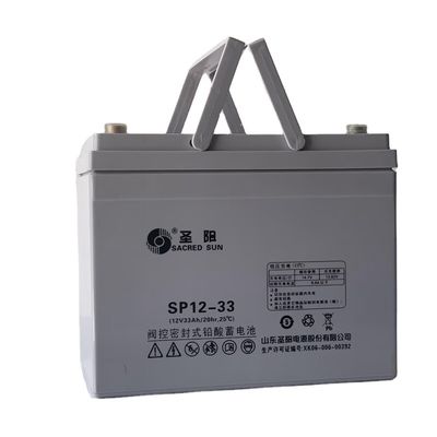 Long-lasting Sacred Sun SP12-33 12V33Ah Battery for Alarm Systems and Energy Solutions
