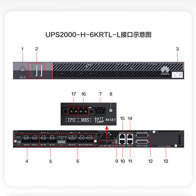Computer Networking Huawei UPS2000-A-10KTTL 10KVA-10KW External Battery Pack 19-Inch Rack