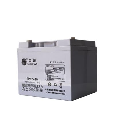 165mm Width Sacred Sun SP12-40 Lead Acid Battery 12V40Ah for Communication System