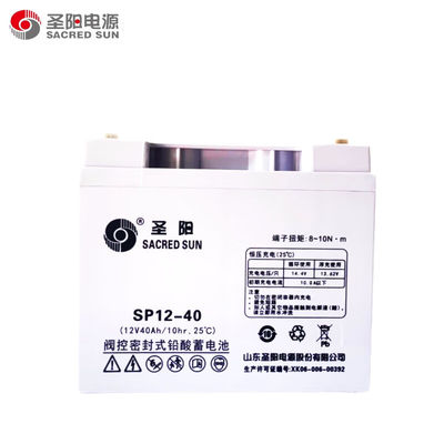 165mm Width Sacred Sun SP12-40 Lead Acid Battery 12V40Ah for Communication System
