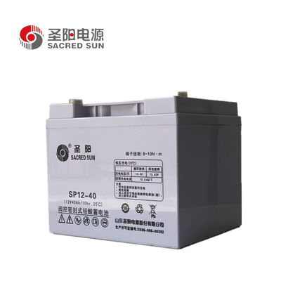 165mm Width Sacred Sun SP12-40 Lead Acid Battery 12V40Ah for Communication System