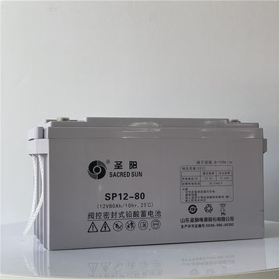 Sacred Sun Rechargeable Lead Acid Battery 12V80Ah for UPS Power and Solar Energy Storage