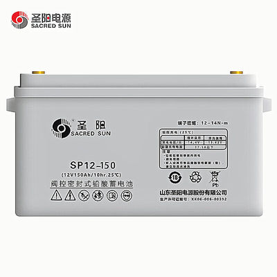 Sacred Sun Regulated SP12-150 Lead Acid Battery 12V150Ah for UPS Power Communication