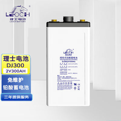 Long-lasting Power Leoch Battery DJ300 2V300Ah Lead Acid Rechargeable Battery for UPS