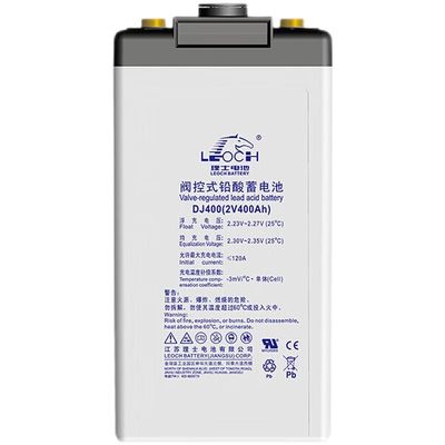 Leoch Battery DJ400 Lead Acid Battery 400Ah C10 for Solar Energy Storage Solution