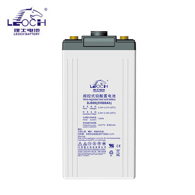 Leoch Battery DJ800 Lead Acid Battery 2V800Ah for Medical Equipment and Power Systems