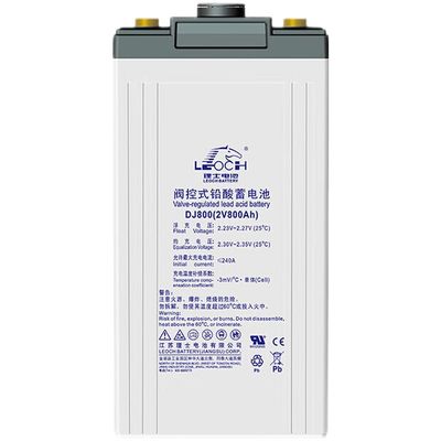Leoch Battery DJ800 Lead Acid Battery 2V800Ah for Medical Equipment and Power Systems