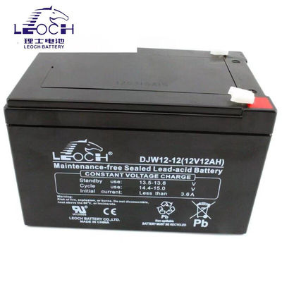 Leoch Battery DJW12-12 12V12Ah Lead Acid Battery for Communication and Durable Backup