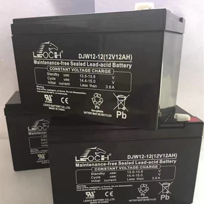 Leoch Battery DJW12-12 12V12Ah Lead Acid Battery for Communication and Durable Backup