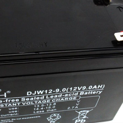 Sturdy ABS Container Leoch Battery DJW12-9.0 12V9Ah for UPS Machine Room Power System