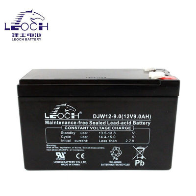 Sturdy ABS Container Leoch Battery DJW12-9.0 12V9Ah for UPS Machine Room Power System