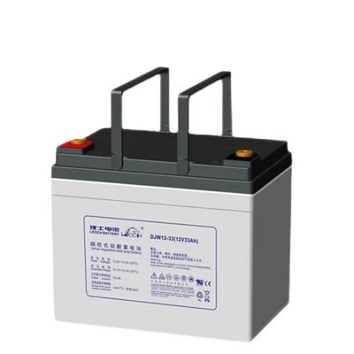 130±1mm Width Leoch Battery DJW12-33 Lead Acid Battery 12V33Ah for Solar Power System