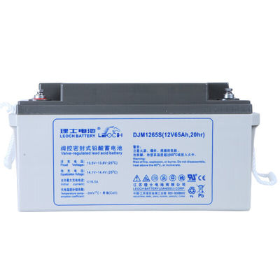 12V65Ah Leoch Battery DJM1265S for Solar Energy Storage Power System and UPS Power